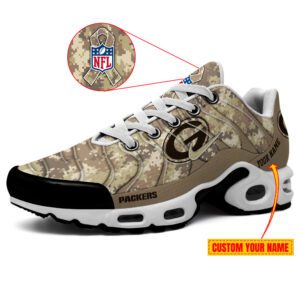 Green Bay Packers NFL Personalized Veterans Air Max Plus TN Shoes Design TN2847