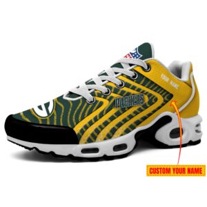 Green Bay Packers NFL Swoosh 3D Effect Personalized Air Max Plus TN Shoes TN2880