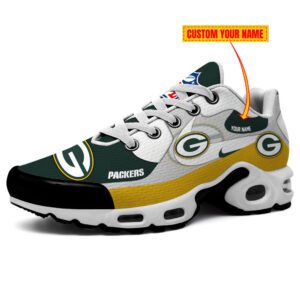 Green Bay Packers Sport Air Max Plus TN Shoes Custom Name TN2090