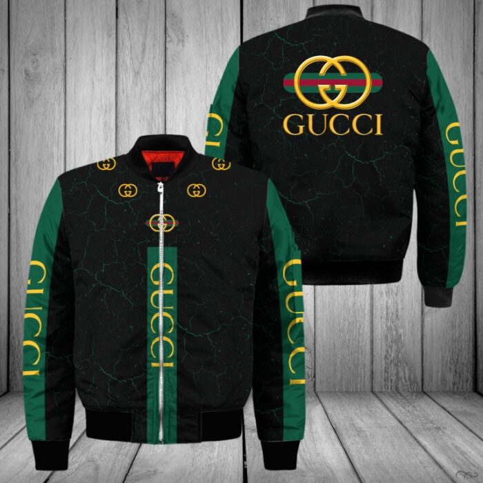 Gucci Black Bomber Jacket BJS1029