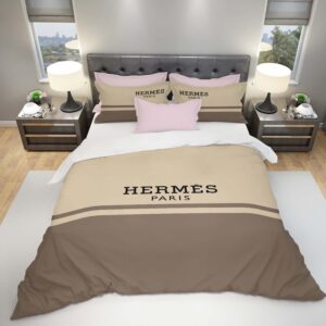 Hermes Luxury Bedding Set Bedroom Decor BSL1014