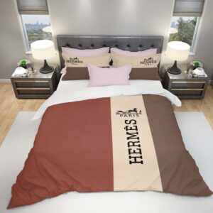 Hermes Luxury Bedding Set Bedroom Decor BSL1016