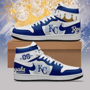 Kansas City Royals MLB AJ1 Sneakers Jordan 1 Shoes For Fan JWG1011