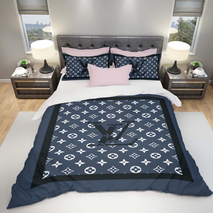 LV Monogram Luxury Bedding Set Bedroom Decor BSL1001