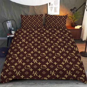 LV Monogram Luxury Bedding Set Bedroom Decor BSL1024