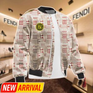 Limited Edition Fendi Varsity Zipper Luxury Jacket VSJ1094