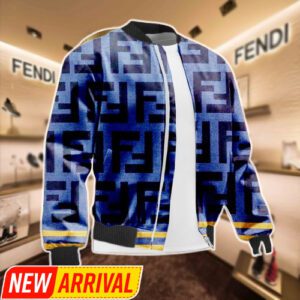 Limited Edition Fendi Varsity Zipper Luxury Jacket VSJ1098