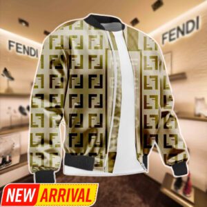 Limited Edition Fendi Varsity Zipper Luxury Jacket VSJ1105