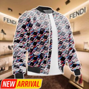 Limited Edition Fendi Varsity Zipper Luxury Jacket VSJ1107