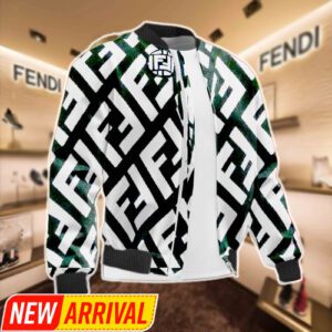 Limited Edition Fendi Varsity Zipper Luxury Jacket VSJ1111