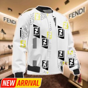 Limited Edition Fendi Varsity Zipper Luxury Jacket VSJ1115