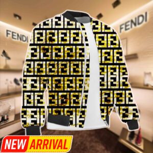 Limited Edition Fendi Varsity Zipper Luxury Jacket VSJ1116