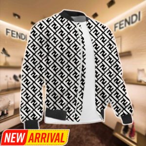 Limited Edition Fendi Varsity Zipper Luxury Jacket VSJ1117