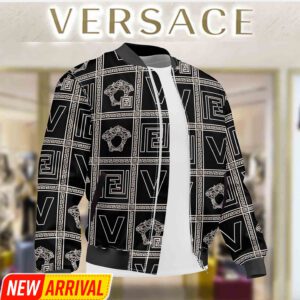 Limited Edition Versace Varsity Zipper Luxury Jacket VSJ1001