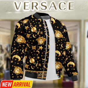 Limited Edition Versace Varsity Zipper Luxury Jacket VSJ1002