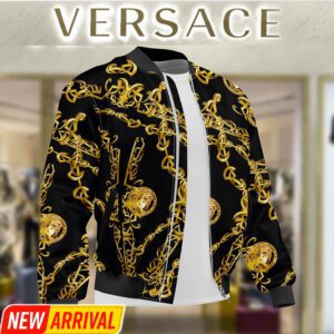 Limited Edition Versace Varsity Zipper Luxury Jacket VSJ1003
