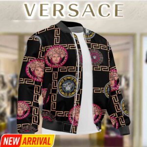 Limited Edition Versace Varsity Zipper Luxury Jacket VSJ1005