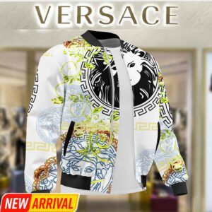 Limited Edition Versace Varsity Zipper Luxury Jacket VSJ1010