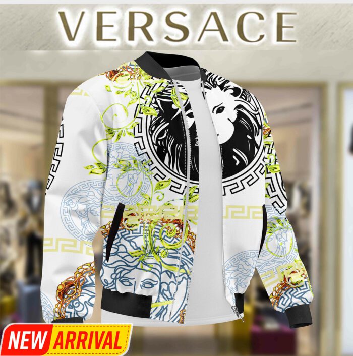 Limited Edition Versace Varsity Zipper Luxury Jacket VSJ1010