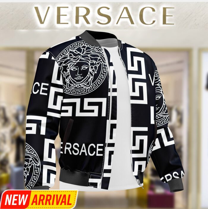 Limited Edition Versace Varsity Zipper Luxury Jacket VSJ1011