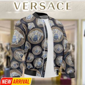 Limited Edition Versace Varsity Zipper Luxury Jacket VSJ1012