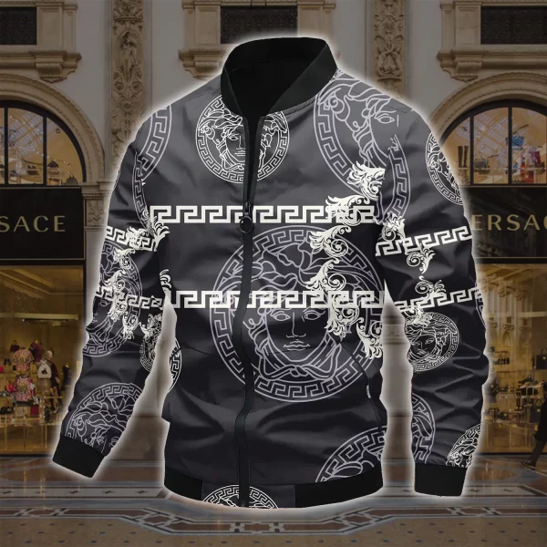 Limited Edition Versace Varsity Zipper Luxury Jacket VSJ1064