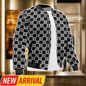 Limited Louis Vuitton Varsity Zipper Luxury Jacket VSJ1076