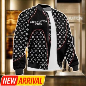 Limited Louis Vuitton Varsity Zipper Luxury Jacket VSJ1079