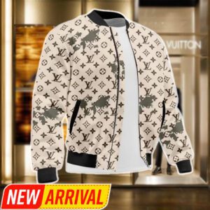 Limited Louis Vuitton Varsity Zipper Luxury Jacket VSJ1082