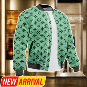 Limited Louis Vuitton Varsity Zipper Luxury Jacket VSJ1084