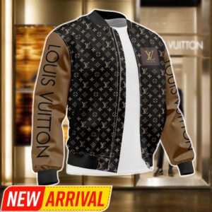 Limited Louis Vuitton Varsity Zipper Luxury Jacket VSJ1086