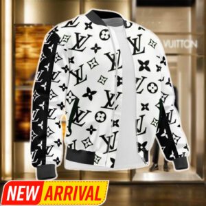 Limited Louis Vuitton Varsity Zipper Luxury Jacket VSJ1092