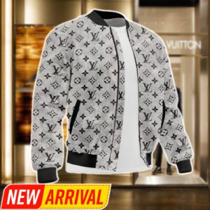 Limited Louis Vuitton Varsity Zipper Luxury Jacket VSJ1093