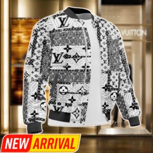 Limited Louis Vuitton Varsity Zipper Luxury Jacket VSJ1095