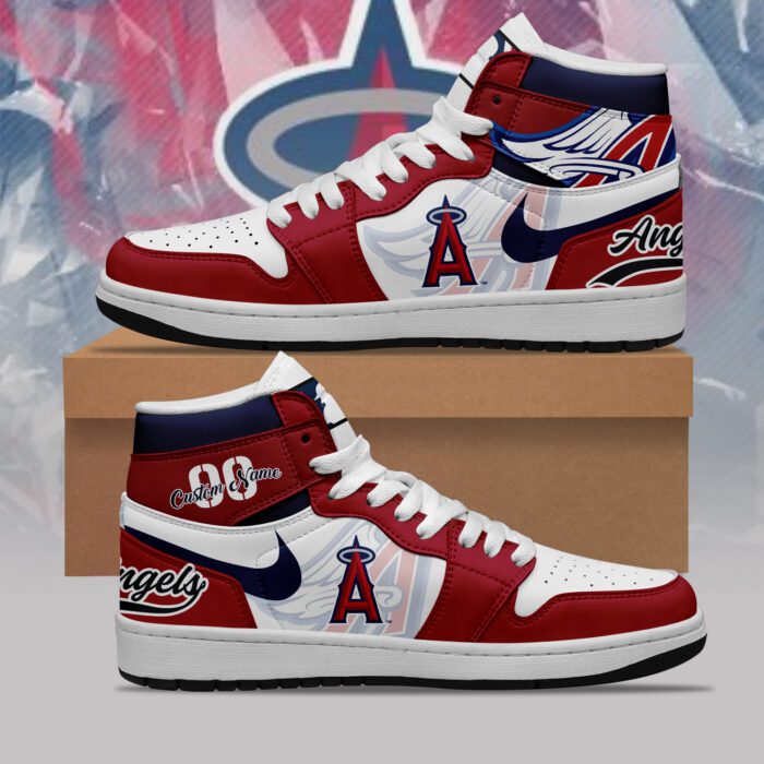 Los Angeles Angels MLB AJ1 Sneakers Jordan 1 Shoes For Fan JWG1012