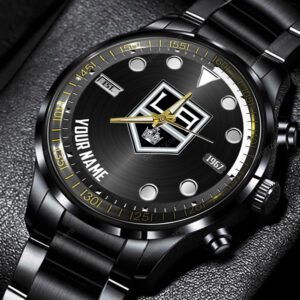 Los Angeles Kings Custom Name NHL Black Stainless Steel Watch BW1872