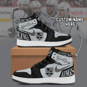 Los Angeles Kings NHL Personalized AJ1 Sneakers Jordan 1 Shoes For Fan JWG1044