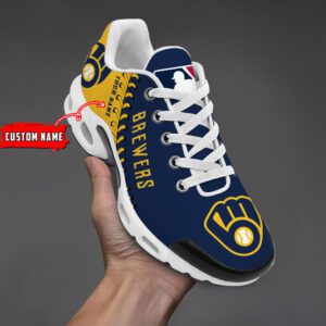 Milwaukee Brewers Personalized MLB Sport Air Max Plus TN Shoes TN3296
