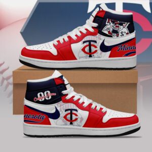 Minnesota Twins MLB AJ1 Sneakers Jordan 1 Shoes For Fan JWG1019