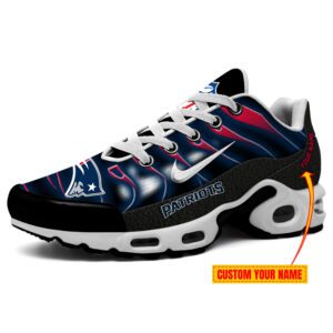 New England Patriots NFL Neon Sport Air Max Plus TN Sneaker Custom Name TN2700