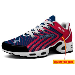New England Patriots NFL Swoosh 3D Effect Personalized Air Max Plus TN Shoes TN2889