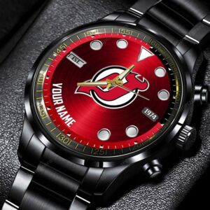 New Jersey Devils Custom Name NHL Black Stainless Steel Watch BW1877