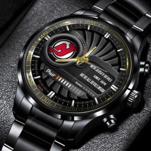 New Jersey Devils NHL Power Personalized Black Stainless Steel Watch BW1839