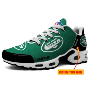 New York Jets Custom Kicks Swoosh Logo Air Max Plus TN Shoes TN1757