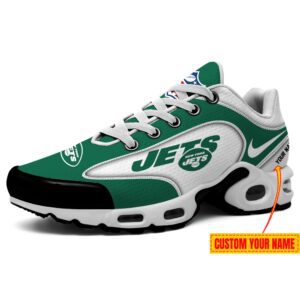 New York Jets NFL 3D Effect Swoosh 32 Teams Personalized Air Max Plus TN Shoes TN2324