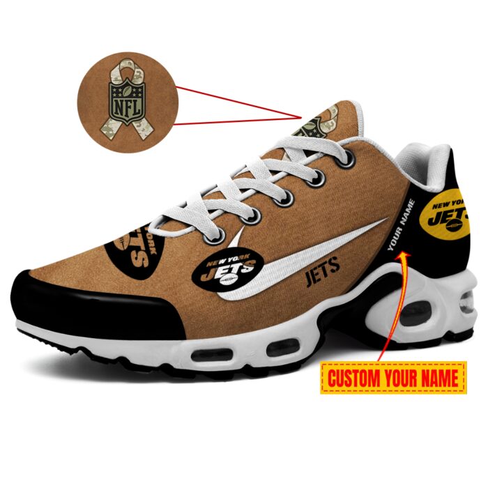 New York Jets NFL Veterans Day Personalized Air Max Plus TN Shoes TN2988