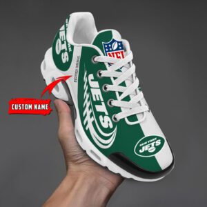 New York Jets Personalized NFL Half Color Air Max Plus TN Shoes Collection TN2640