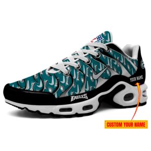 Philadelphia Eagles NFL Pattern Swoosh Personalized Air Max Plus TN Shoes TN2765