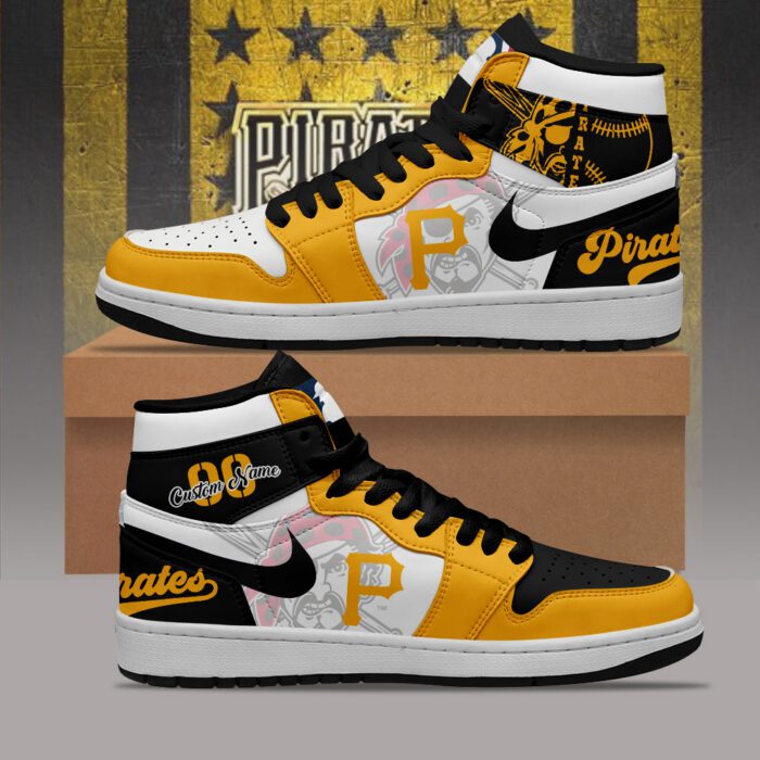 Pittsburgh Pirates MLB AJ1 Sneakers Jordan 1 Shoes For Fan JWG1021