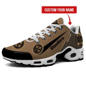 Pittsburgh Steelers Brown Salute To Service Sport Air Max Plus TN Shoes Custom Name TN1982